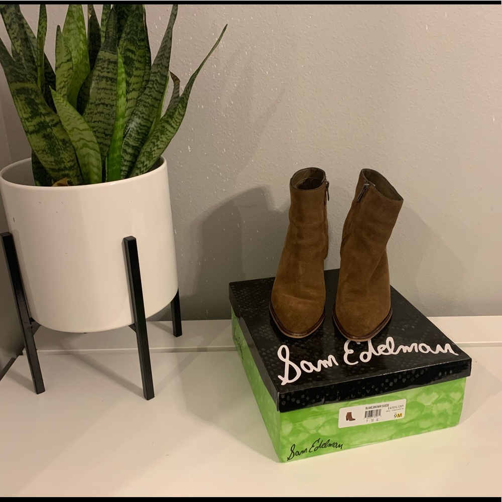 Sam Edelman Blake Brown Sues Bootie- Size 9